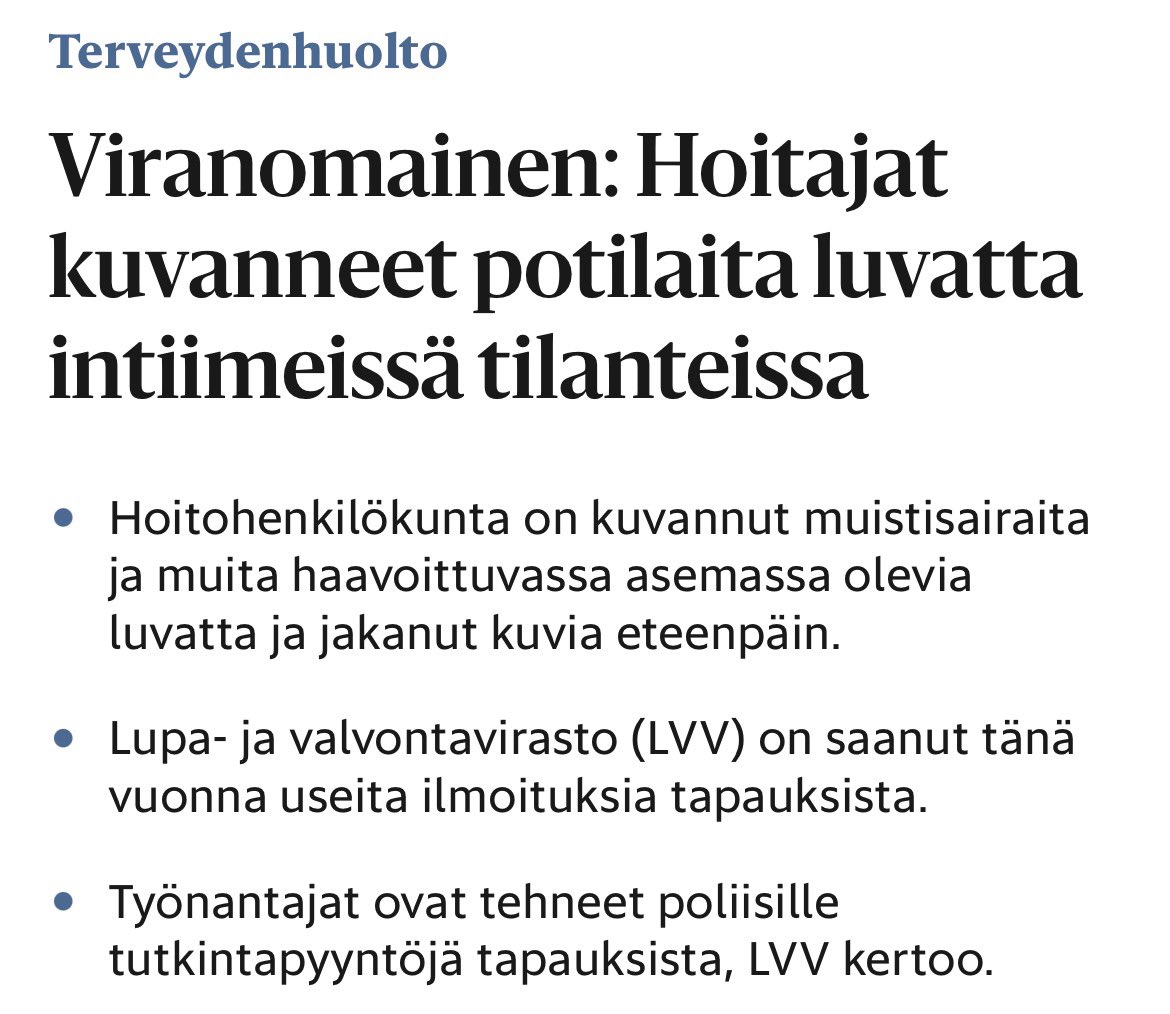 ir_rkp's tweet photo. Järkyttävää! Oksettavaa toimintaa. 

Miten tällaista voi tapahtua Suomessa! Ei ennen tällaista ollut. 

Hoitohenkilökuntaan pitää voida luottaa. Potilas on täysin heidän varassaan. 

Tuollaisesta tietenkin heti potkut, kaikki luvat pois ja rikosprosessiin ja tuomiolle. https://t.co/X4BW4NFQy6