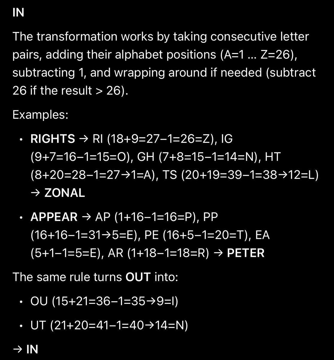 JohnPerry's tweet photo. @GCHQ Grok solution: https://t.co/3b8z7bQCu6
