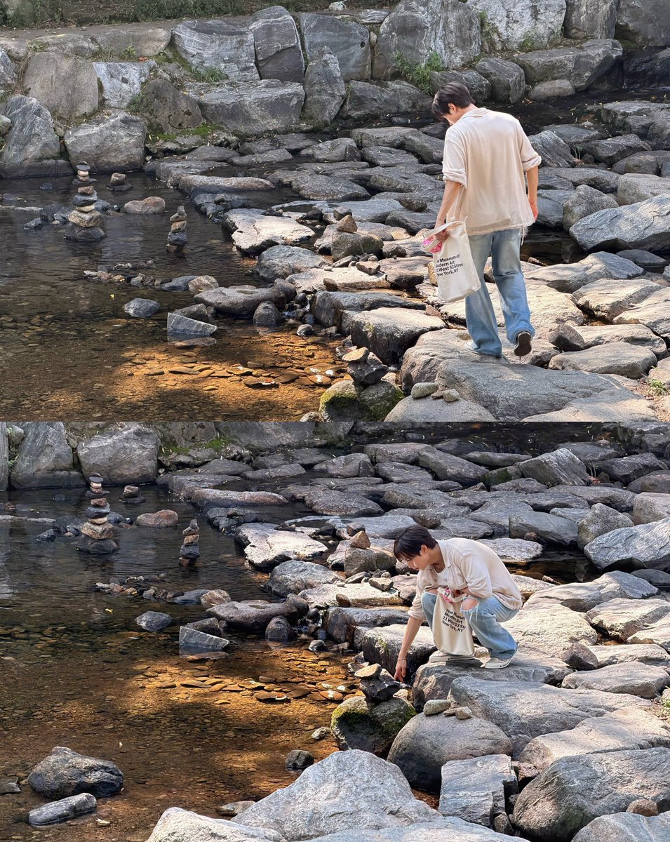 Jutseo's tweet photo. Hand in hand with the tranquil rhythm of nature, every footstep feels deliberate yet way entirely unhurried. This is a total POV when you have a peaceful walk with me. 𓂃 ོ☼ I love that agenda. https://t.co/R50bi5ZWSC