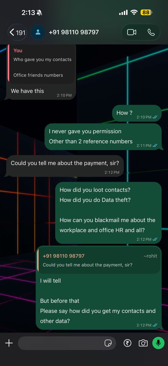banpaydayLoans2's tweet photo. New day and same harrasement
Now with the LOANONE

Look at the fearlessness and audacity to claim they looted my data

When will all this stop?
After losing how many more lives?
@PMOIndia
@RBI
@FinMinIndia
@CVAnandIPS
@dgpapofficial
@TelanganaDGP
#LoanAppAtyachar
#BanPaydayLoans https://t.co/znXe40vDP3