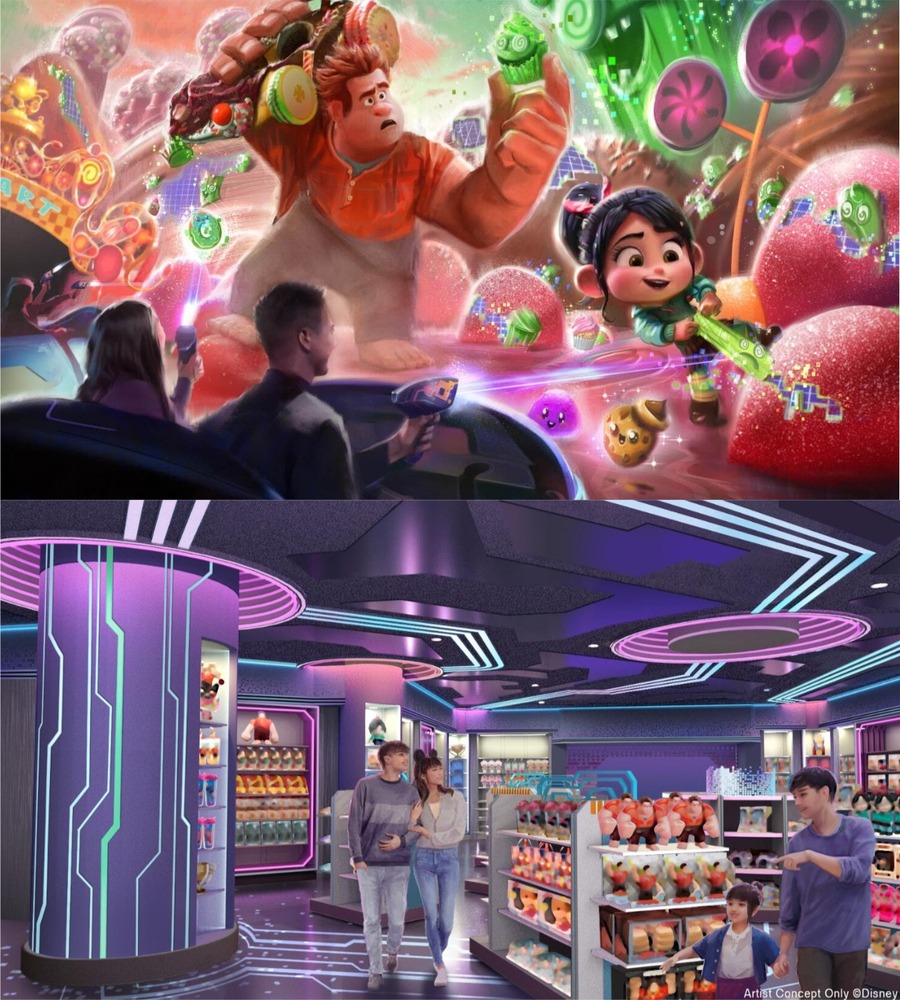 fashionpressnet's tweet photo. 東京ディズニーランド『シュガー・ラッシュ』新アトラクション27年4/15オープン決定、お菓子の国を救うゲーム体験

新フレーバー「シュガーライム」のポップコーンやグッズも登場 - https://t.co/CrXwbcaFWa https://t.co/UeCjDrE1FQ