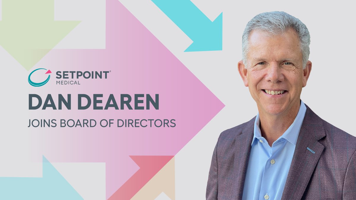 SetPointMed's tweet photo. We’re pleased to welcome Dan Dearen to our Board of Directors. Dan brings nearly four decades of MedTech leadership and a track record of building and scaling high-growth companies, adding seasoned perspective as we continue to expand.

Read the release: https://t.co/L6DQVzF0HS https://t.co/oeXso8XzJ0