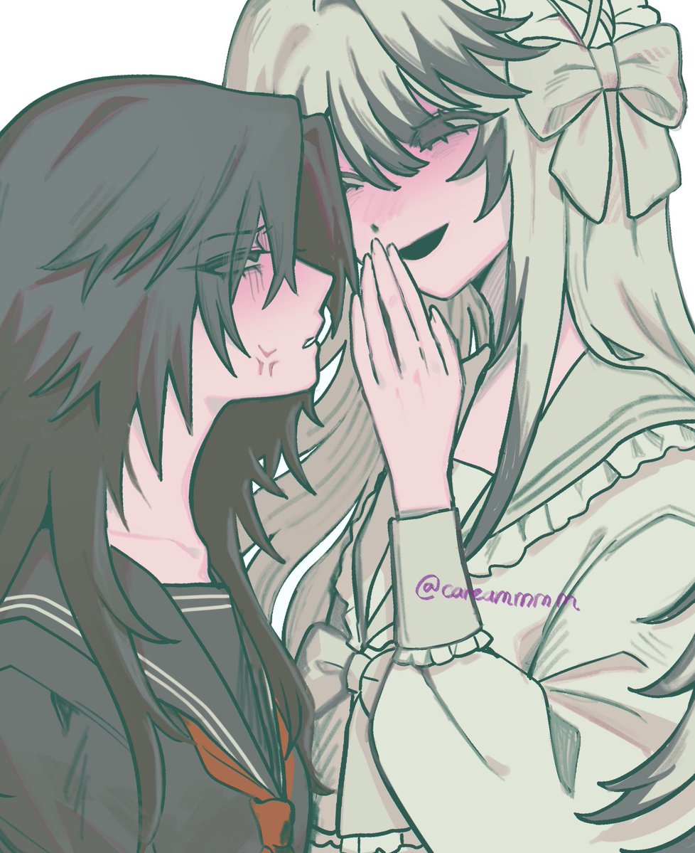 careammmm_'s tweet photo. also ragebaiter x ragebaited yuri 🖤🩷 https://t.co/ieFMQupIpP