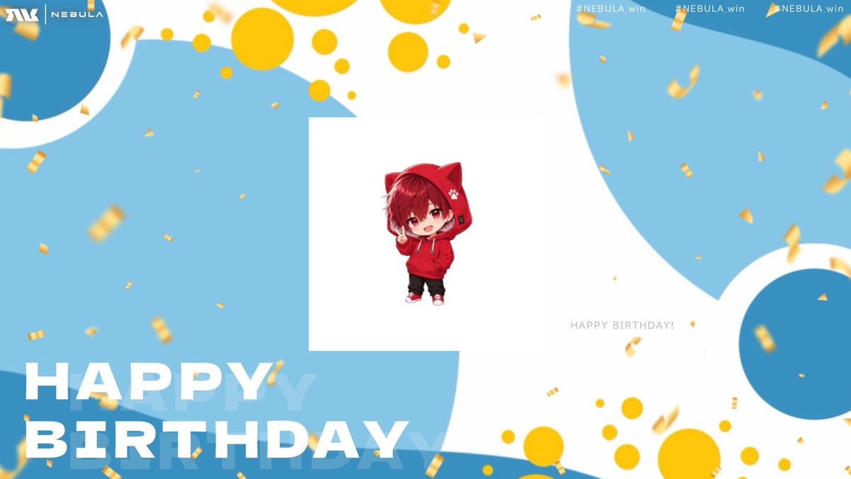 NBL_esp's tweet photo. 🎂HAPPY BIRTHDAY🎂

ストリーマー部門所属
【@tomocchi_1027 】 の誕生日

NEBULAのストリーマーとしてこれからも頑張ってください！一緒にNEBULAを盛り上げていこう🔥

ともっちにとって、
最高の1年になりますように！
#NEBULA #NEBULA_win https://t.co/KVdO5ARQVk