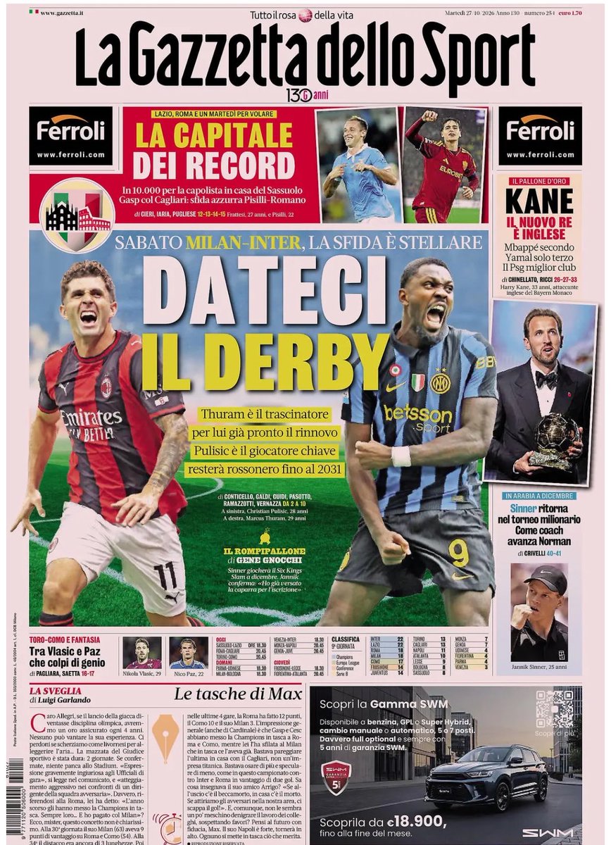 lallascat's tweet photo. Per i quotidiani sportivi italiani, Alexia Putellas non ha vinto niente; per quelli francesi e spagnoli, ha vinto il Pallone d’oro. https://t.co/5KvAwbEzAr