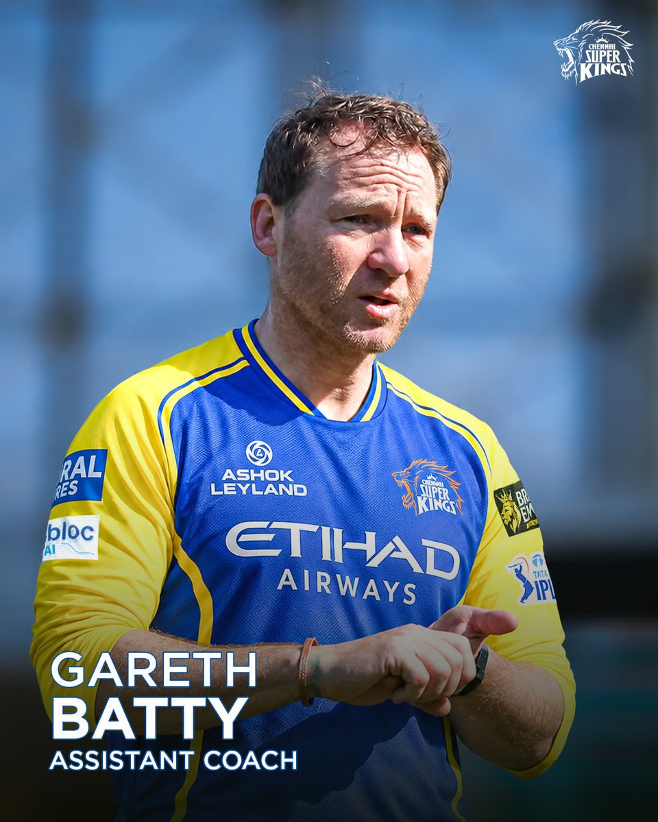 VishalY73709681's tweet photo. CSK now have 3 Assistant Coaches in their coaching staff for IPL 2027 😭🙏
#CSK #IPL2027 #ChennaiSuperKings
#AlbieMorkel
#SridharShriRam
#GarethBatty https://t.co/V2WaPaBmTt