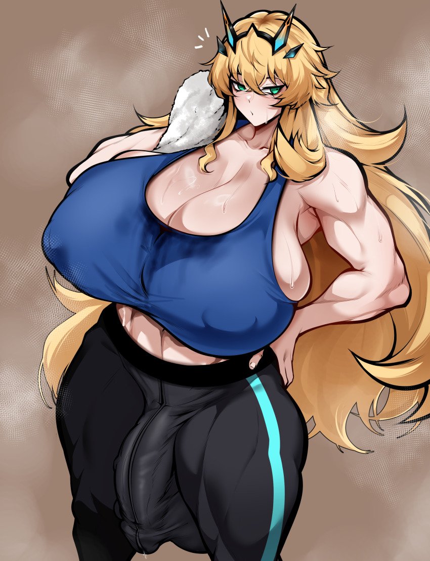 EggingDitto's tweet photo. Ysuu had gone for some light workout today and of course, took a form adapted to have some intense exercice.

She still doesn't understand why most people are getting hotter near her, she didn't pick a fire type to imitate this time, maybe she'll ask the reader about it. https://t.co/NbyBPyxYZv