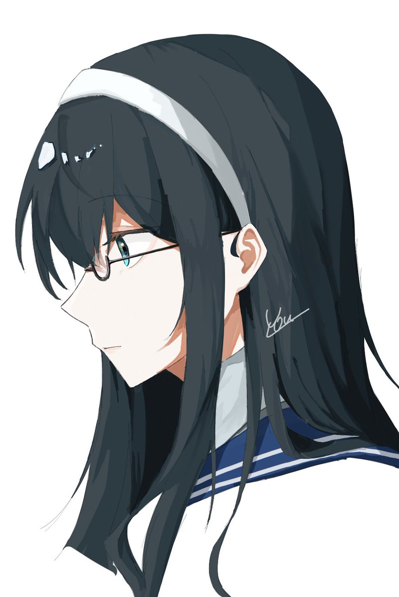 hirg558899's tweet photo. 美人が描きたかったのに可愛くなってしまった。大淀さーん
#艦これ https://t.co/XSedFYGJNA