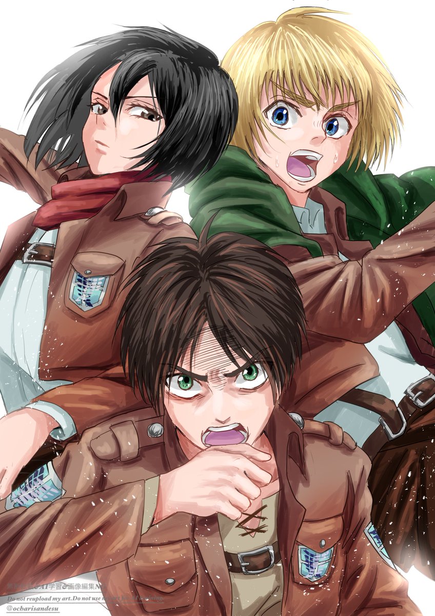 ocharisandesu's tweet photo. 在りし日の幼なじみ
#進撃の巨人 https://t.co/R54OdgfCUL
