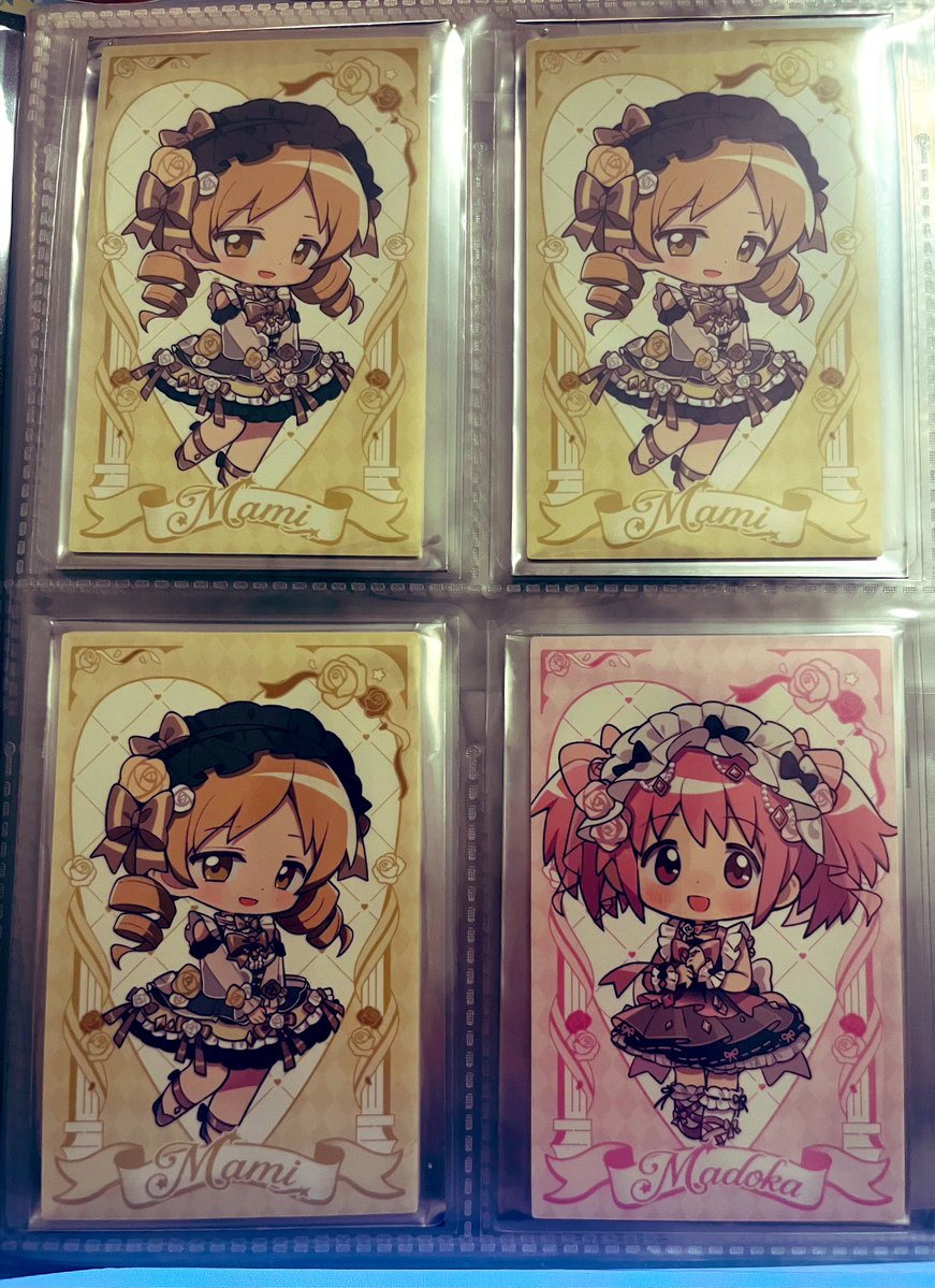 pikachikapi's tweet photo. とても可愛い…マミさんとまどかがダブってしまった。なぎさと交換募集したいけど中国限定だから難しそうな予感🤔 https://t.co/xjdX5KVX8c