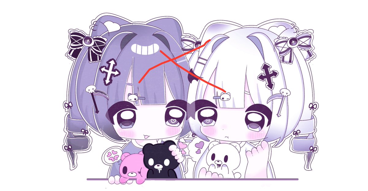 samemano10's tweet photo. 最近のキャラデザ(;_;)♡
ありがとうございます…👾 https://t.co/vBIQ7wsswx