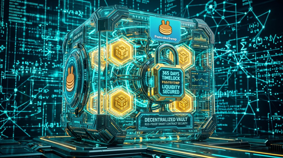 2gatherwin's tweet photo. We closely analyzed the evolution of automated market makers pioneered by @haydenzadams at @Uniswap and battle-tested by @PancakeSwap on @BNBCHAIN. The hardest lesson from countless past DeFi launches is that uncommitted liquidity creates volatility that harms early community members.

Project X is functional, but scaling its market presence requires capital. That is why 40% of all vault BNB from our upcoming airdrop is automatically committed to PancakeSwap liquidity, locked for 365 days via TokenLocker smart contracts. We built the engine; the capital investment begins on 11.11.2026.

#PancakeSwap #DEX #DeFi #BSC #BNB #Crypto #SmartContracts #2gather