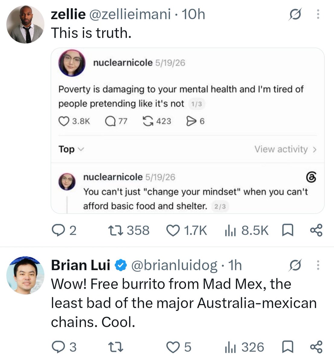 Basby22's tweet photo. @brianluidog The duality of X https://t.co/K5Plqbzyw5