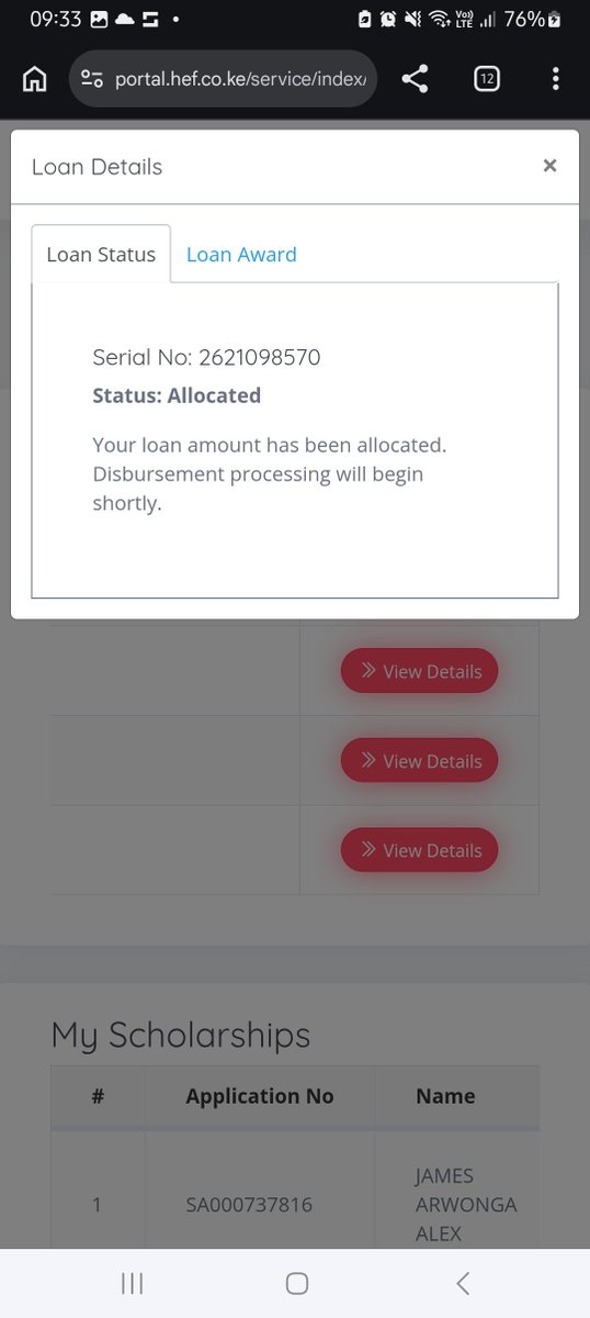 Alex_Arwonga's tweet photo. @HELBpage @HELBpage team  @HELBpage team  @HELBpage   ID 412572550  
Is there something I'm supposed to do on my end ? My application imekuwa allocated for 3 months now. Kindly help me with a way forward ntashukuru , ni uchungu sana we need upkeep money aki @HELBpage https://t.co/YGXliFLF5W