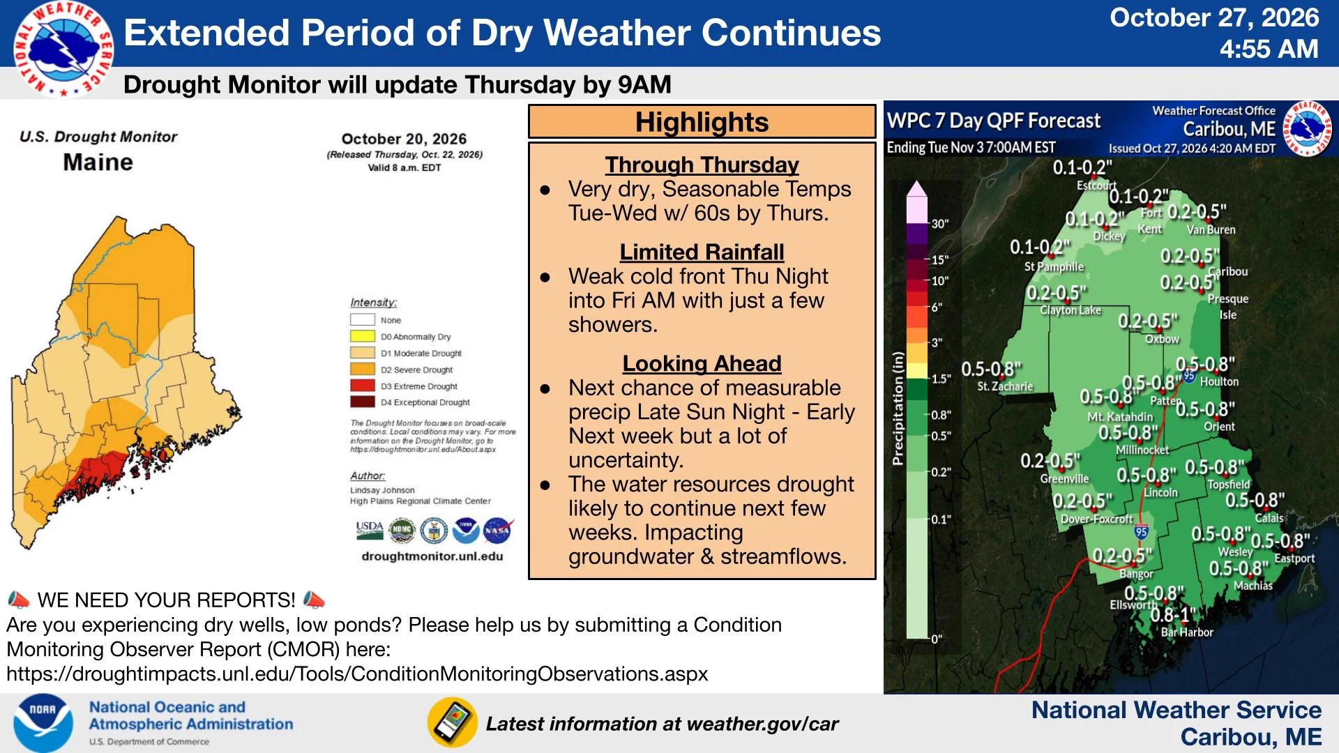 NWS Caribou on X: 