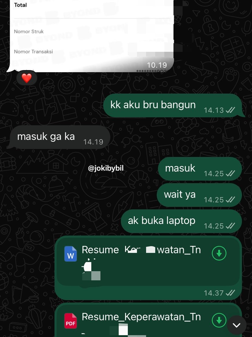 fzznaa's tweet photo. #jokibybil askep Keperawatan Medikal Bedah (KMB) donee! 🫧🩷 mulai dari pengkajian sampai evaluasi, semuanya tersusun rapii. thank u for trusting us, luvv! 🧸💭 thnks for trusting us

#zonauang #zonabu #askep #jokiaskep #jokikeperawatan https://t.co/kiw7W6GtiX