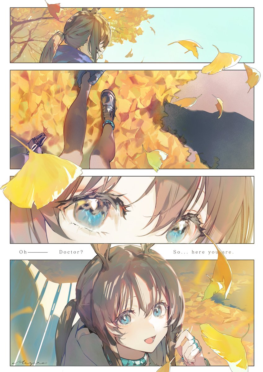 mazirori's tweet photo. The Colors of My Heart ――🍁⋆˙⟡
#明日方舟  #アーミヤ https://t.co/uvt4uDO5q7