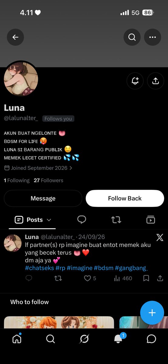 satorugojq's tweet photo. cok ni siapa jir masa followingnya gwe doank… mank na gw terlihatsprti sugerdedi kh https://t.co/JefovpGPRM