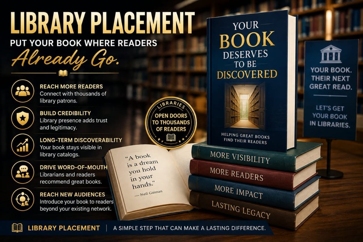 jerome_peter5's tweet photo. 📚 Your book deserves to be discovered beyond the bookshelf.
I help authors put their stories where readers are looking
🎨 Premium Book Banners
🎬 Animated Book Promotions
⭐ Book Reviews
 QR Codes Direct to Amazon
You wrote the story. I help put it in front of the right readers. https://t.co/52Drene3pO