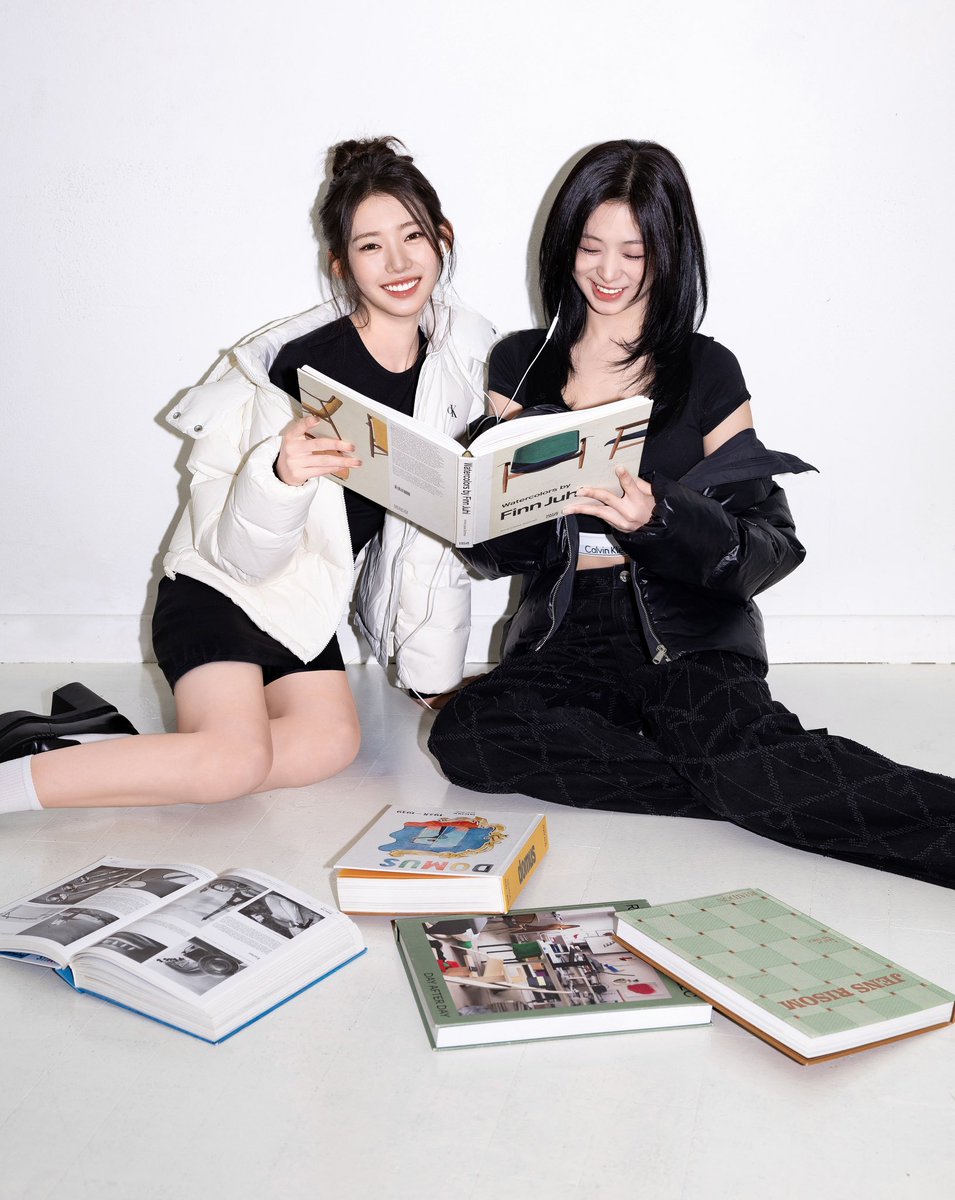 picbaemon's tweet photo. AHYEON &amp; RORA For Calvin Klein Warm-Holiday. https://t.co/gt6YkzCVNl