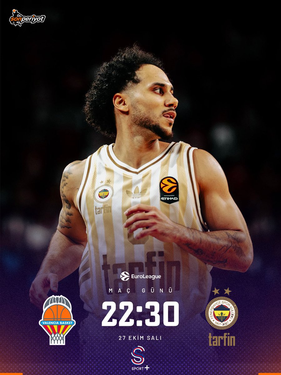 NFcomtr's tweet photo. 🔥⚡️ FENERBAHÇE İSPANYA TURUNA VALENCIA'DA BAŞLIYOR! 

🟡🔵 Fenerbahçe Tarfin, İspanya'da geçireceği çift maç haftasının ilk ayağında Valencia'ya konuk oluyor. Geçen hafta Olympiacos'u yenerek önemli bir galibiyet alan temsilcimiz bugün de kazanarak Euroleague'de üst üste 4. galibiyetini almak istiyor. 💪