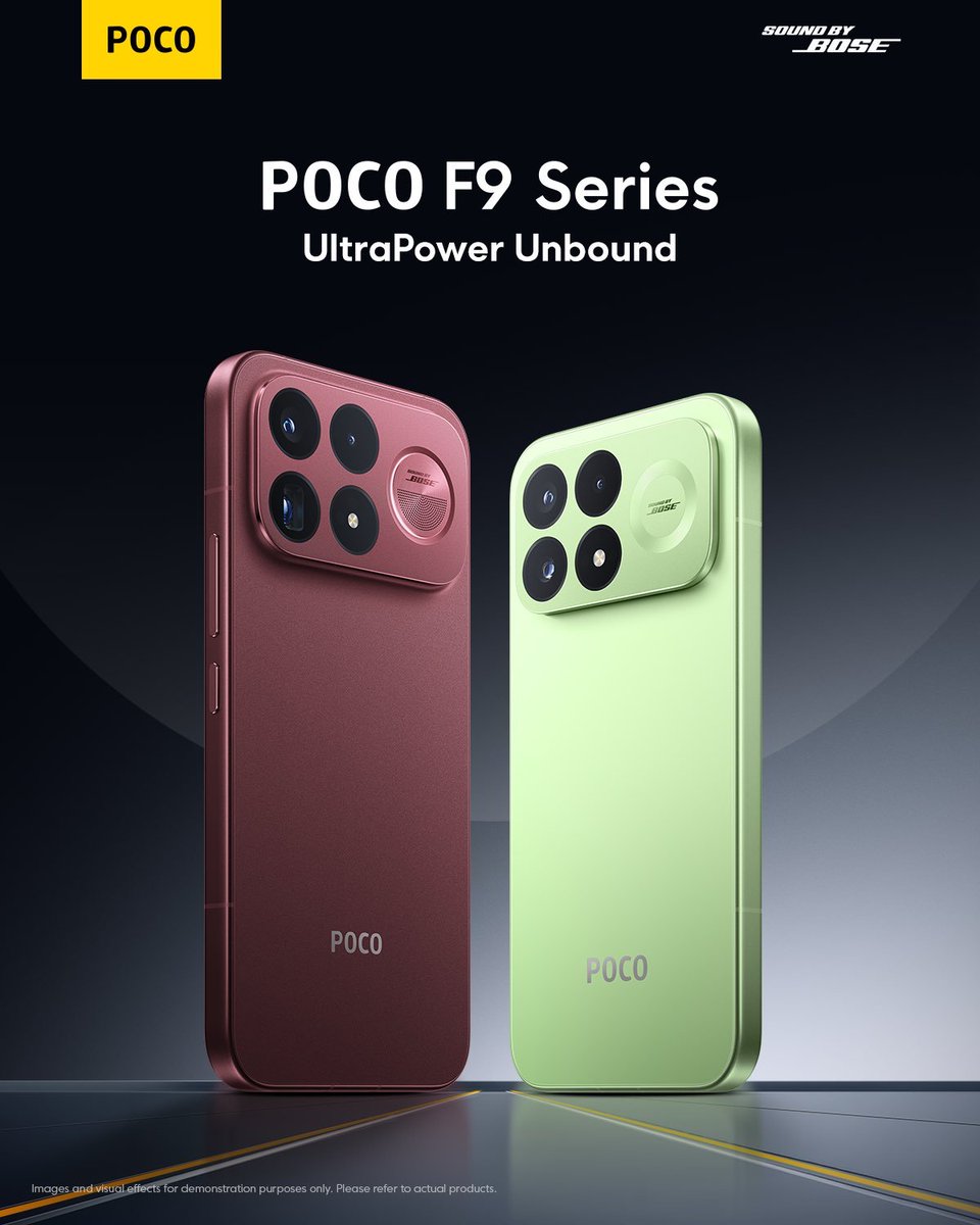 abimanyuLFC's tweet photo. @POCO_ID POCO F9 Series hadir buat lo yang nggak mau ngerasa terbatas. Performa gaspol, baterai besar, dan sound menggelegar siap bikin pengalaman makin maksimal tanpa kompromi. โฅ๏ธ
#POCOGiveawayX
#POCOF9Series #POCOF9Ultra #POCOF9Pro #POCONyaBeraksi https://t.co/BHHn2rZXuP