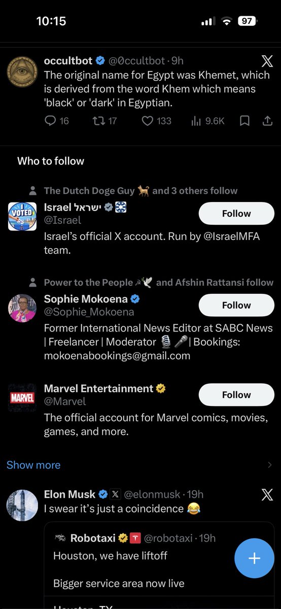 HEALSRUS69's tweet photo. Israel and Marvel Entertainment in the same recommendation list 🙀🤗
@Marvel @Israel https://t.co/JWCkhvw3tv