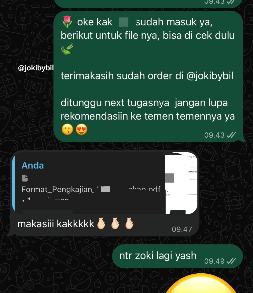 fzznaa's tweet photo. #jokibybil 💌 another ASKep ICU donee! 🫧💗 sat set, rapi &amp; detail-oriented~ thank u for trusting us! 🧸✨#zonauang

#askep #jokitugas #jokiaskep #jokikeperawatan https://t.co/eecGn1kcdy