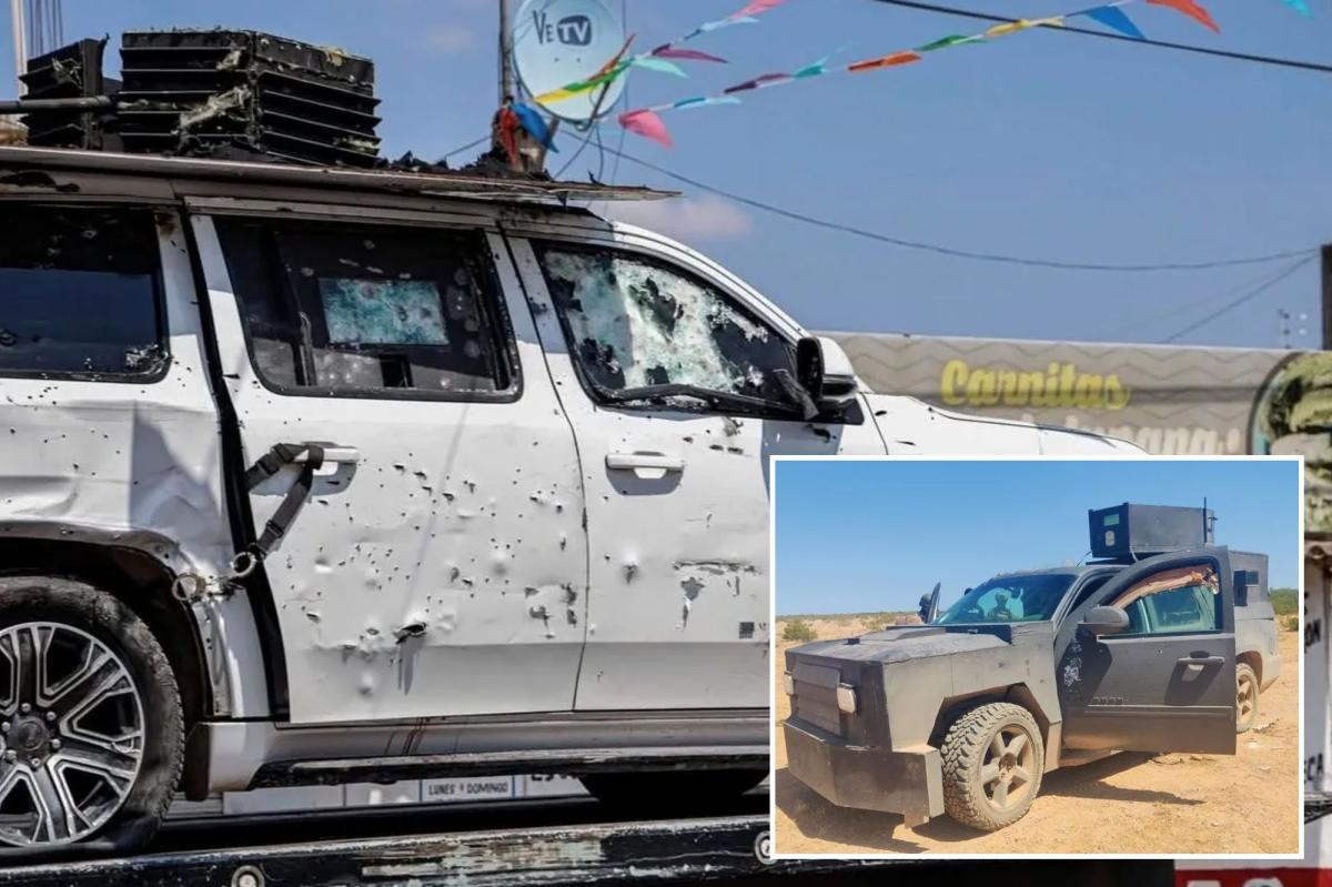 nypost's tweet photo. Feds crack down on stolen car pipeline to Mexican cartels as 13 charged in border scheme https://t.co/gahWhbzvBD https://t.co/8MD024Ldbq