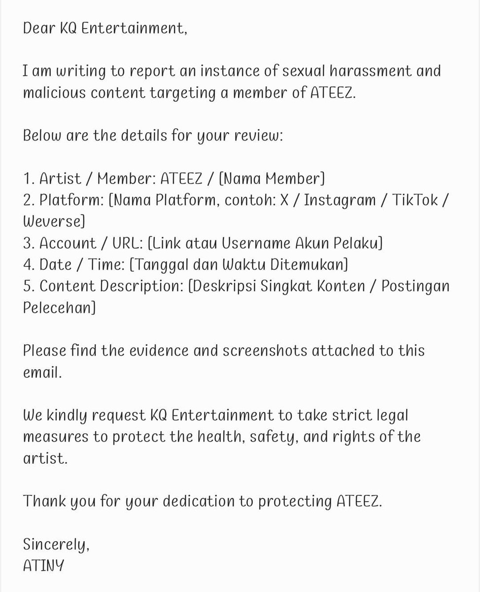 yeochzycake's tweet photo. ‼️PLEASE HELP REPORT ‼️

karena di reminder dan report akun ga mempan mempan coba guys bantu report ke email resmi nya kq semoga bisa ditindak lanjuti

email : protectkq@gmail.com https://t.co/8bIIYHLCHd