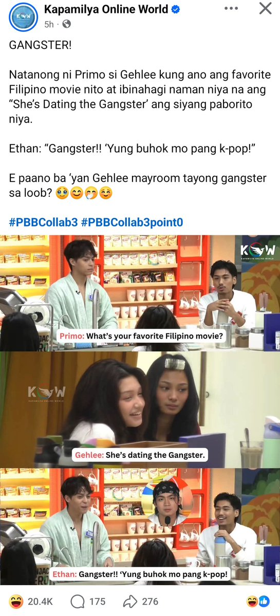 pLuviophile_142's tweet photo. HAHAHAHAHAHA antawakels anuu twohhhh! 🖤🩷

#JeoOng #GehleeDangca #Jeolee https://t.co/8wzYNoFLLD