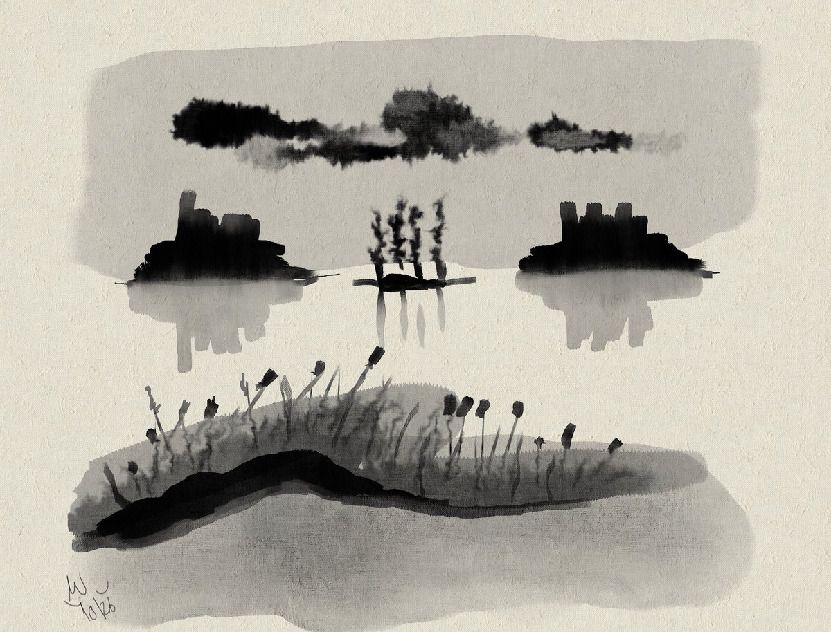 MuttiMalt's tweet photo. Skizze oder Papierkorb? Posting oder Ablage?

Schnelle Landschaftsstudie in Rebelle 8 mit digitalem Aquarell. Die Technik, die mir absolut am wenigsten liegt, die größte Herausforderung für mich ist und in der Regel die schlechtesten Ergebnisse bei mir liefert. https://t.co/hywQ7OskpR