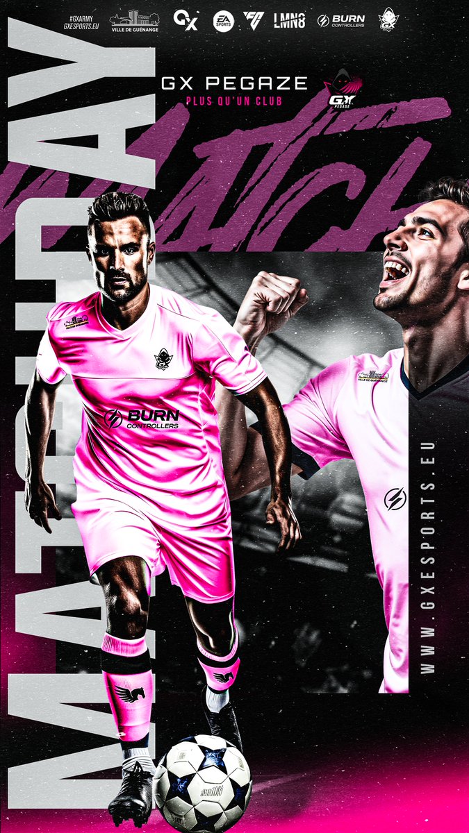 TeamGx_GG's tweet photo. MATCH DAY - GX PEGAZE⚽️

🗓️ 21h
🏆 @VPGFrance_ L2 / @SwissVPG L2

🆚 @BVB_ESPORT  
🆚 LAFAMILY
🆚 100TALENTS
🆚 @LesAnciensMz 
🆚 @INDSIRABLEFC 
🆚 @CP___Project 

📺 https://t.co/5g53k3CKmn
🎙️ @NiaMoR_I8I 

@PGZesport
@_xKun
 
#TGXWIN #PegazeEsport https://t.co/vRSrwLlznh