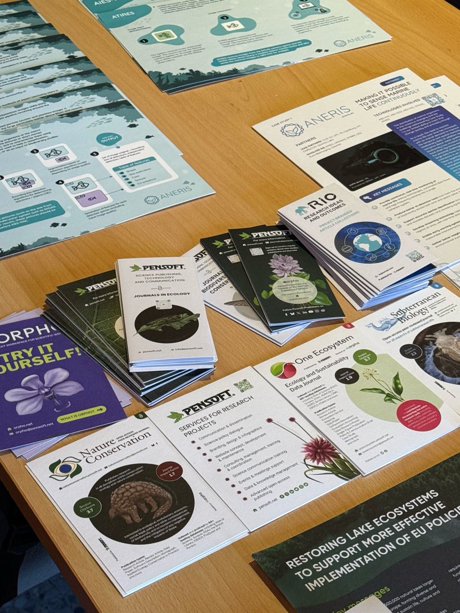 Pensoft's tweet photo. 👀 Several of our journals: @natureconservation @OneEcosystem, @RIOJournal and @subtbiol, have been spotted at the first COAST-SCAPES General Assembly in Venice! 🌊

🤝 We are proud to be a consortium member.

#COASTSCAPES_GeneralAssembly https://t.co/lOjLCXKt6E