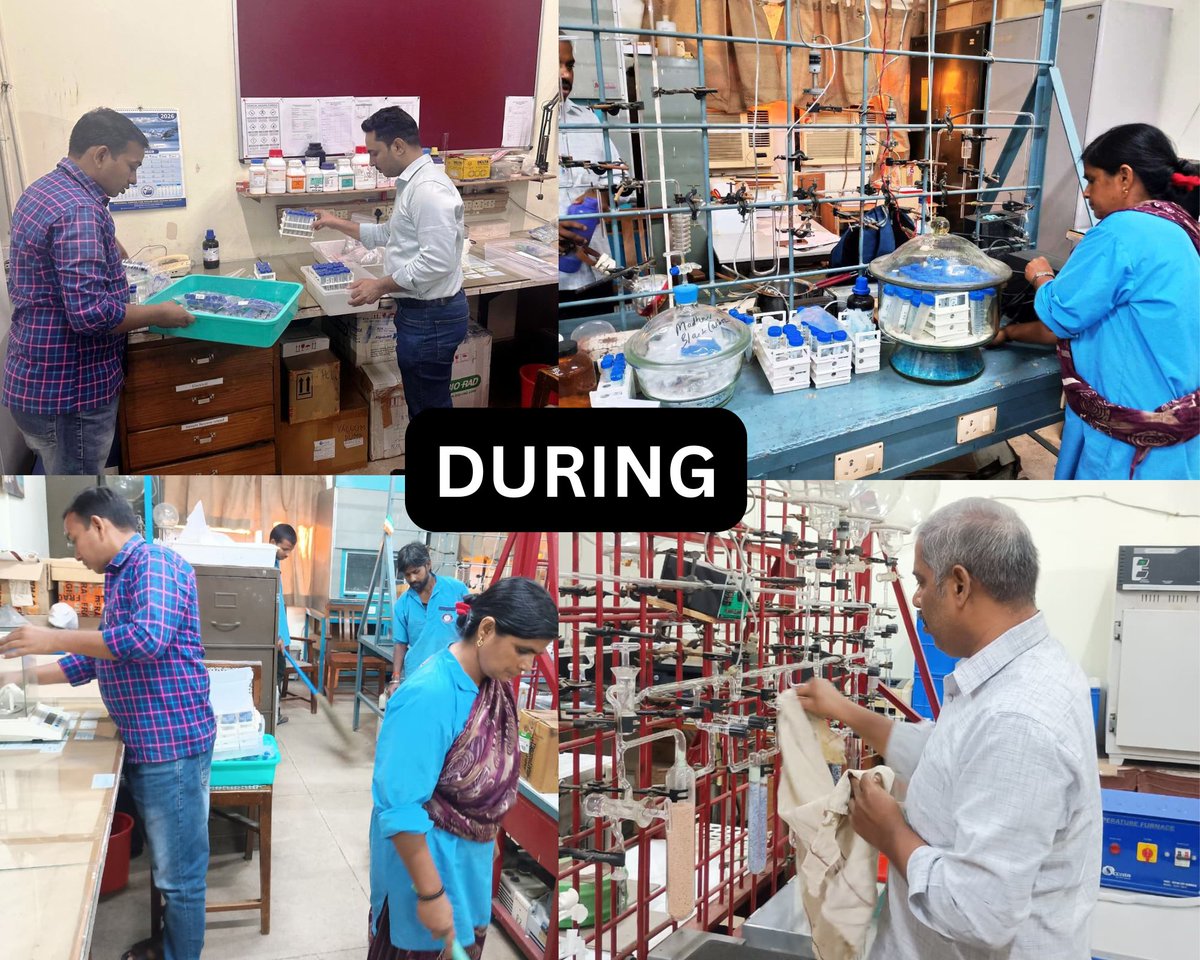 BSIP_official's tweet photo. Cleaning activities in C-14 Lab at #BSIP @IndiaDST @DrJitendraSingh @waghmare16 @SwachhBharatGov https://t.co/qjktQXwBne