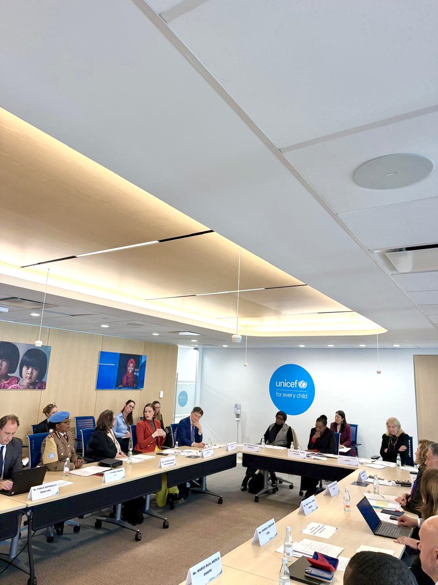 Monica_Juma_'s tweet photo. I had the singular honour of coordinating the eighth annual meeting of the Inter-Agency Coordination Group against Trafficking in Persons (ICAT) in New York.  

The meeting brought together Principals from across the @UN system and beyond to strengthen our efforts against trafficking in persons.

We agreed on ICAT’s strategic direction, as well as the priorities and operational modalities for the period 2026-2030.

Grateful to @UNICEF and @OAS_official for co-chairing ICAT in 2026, and I look forward to working with the @OSCE and @UNHumanRights as incoming co-chairs in 2027.

Together, we reaffirmed our commitment to ICAT as a platform for collective action that prevents trafficking, that is victim-centered and prioritises the protection of the vulnerable, and that holds those responsible for this heinous crime accountable.