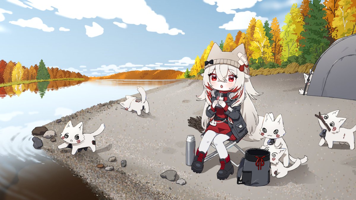 yuy0ko's tweet photo. removing AI from your feed with 4 of my illustrations 🐣 https://t.co/JLFFXnaTNh
