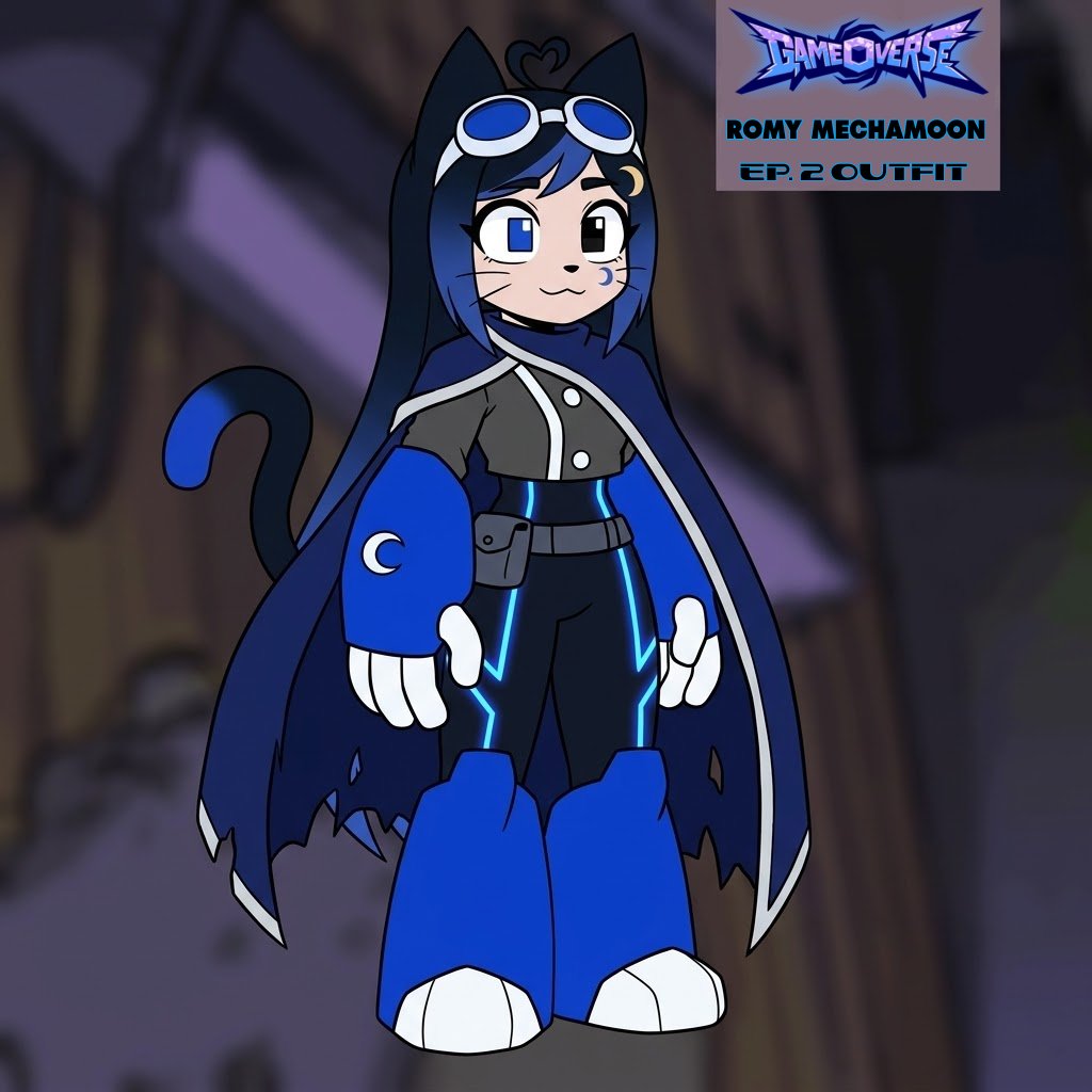 RomyXUniverse's tweet photo. Nuevo outfit para Romy inspirado en el ep.2! La verdad me gusto mucho como quedo jeje ✨
•
•
•
•
#gameoverse #kit #romy #KitBodega #RomyMechaMoon #oc #glitchproductions #romyxuniverse https://t.co/lw6iybbW5w