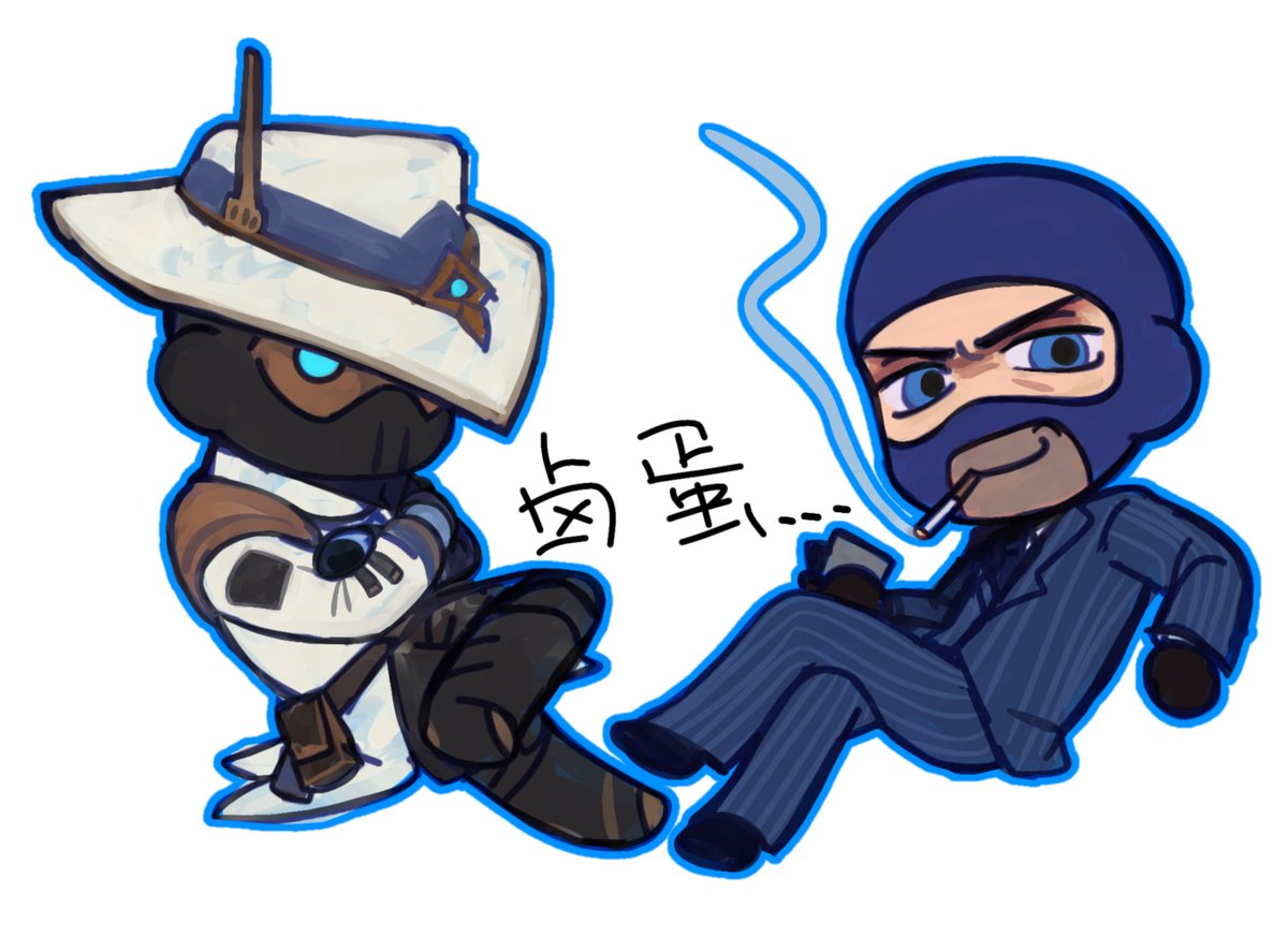 ju5t49153e's tweet photo. 然后还有一些原作向的chibi，这就是我所有的能拿得出手的了，……#Teamfortress2 https://t.co/EPGdX7OOsu