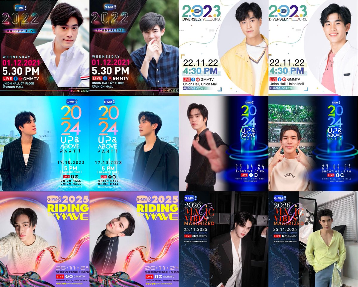 APHIN_NAKA's tweet photo. เจมโฟ้ดยืนคู่กันทุกปีและปีนี้พี่ก็จะยืนคู่เพราะพี่เลือกแล้วเลือกกันและกันมาโดยตลอด

2022 > 2023 > 2024(1) > 2024(2) > 2025 > 2026 > 2027 is coming 💛🩵

#GMMTVNEXT
#GeminiFourth #เจมีไนน์โฟร์ท https://t.co/Rt8zNCkZAf