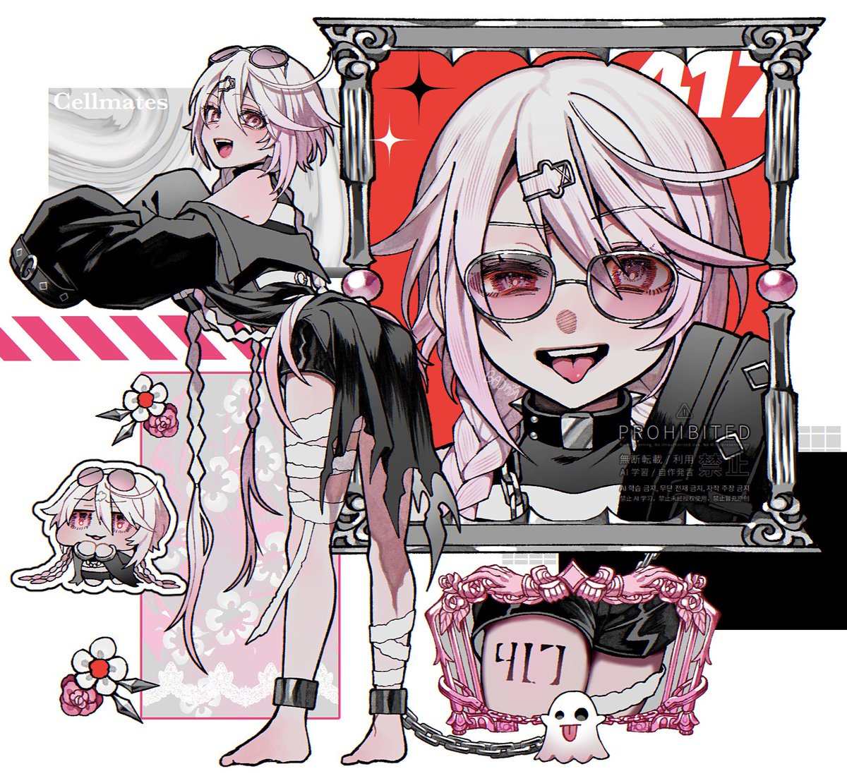 BAD8now's tweet photo. 囚人番号✦417 #CellmatesFA https://t.co/DqSYG2095r