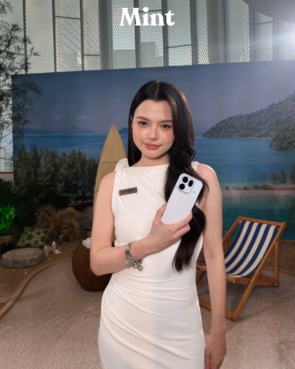 mintmag_th's tweet photo. โซจึ้ง! #MintReports เสิร์ฟโมเมนต์ ‘เบ็คกี้‘ OPPOFinder ในงาน OPPO Find X10 Series Launch Event | True to Life, True to the Moment สัมผัสกับ OPPO Find X10 Series 💚

REBECCA OPPO FIND X10
#OPPOFindX10SeriesTHxBecky #beckysangels
#MintMagTH https://t.co/NfZfR4tHVL