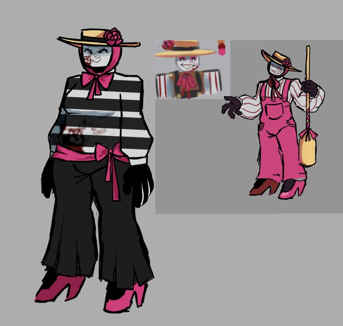 Paint_Freakkk's tweet photo. hi me and @Fishen_ made a pursuer skin together a bit ago 
her name is inseguitrice and shes italian hohoho!!!! #dieofdeath #pursuer https://t.co/eDnZnPKnsG