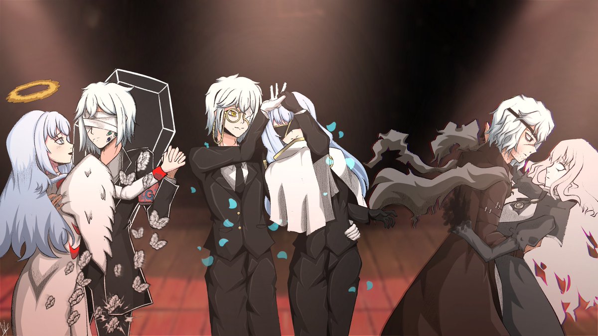 handogabutzart's tweet photo. Three Mirror World, Three same fate... One of them will erased
.
#fuyumillust
#fanart 
#fuyumicelestia
#vtuber https://t.co/SeozaSph1D