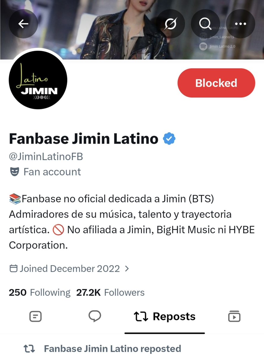 realmingbtw's tweet photo. a jimin fanbase with 27k+ followers retweeting a vile anti post spreading shipping misinformation just to attack th tells you everything you need to know about jimin fans!! https://t.co/a2OEbCD8Ln