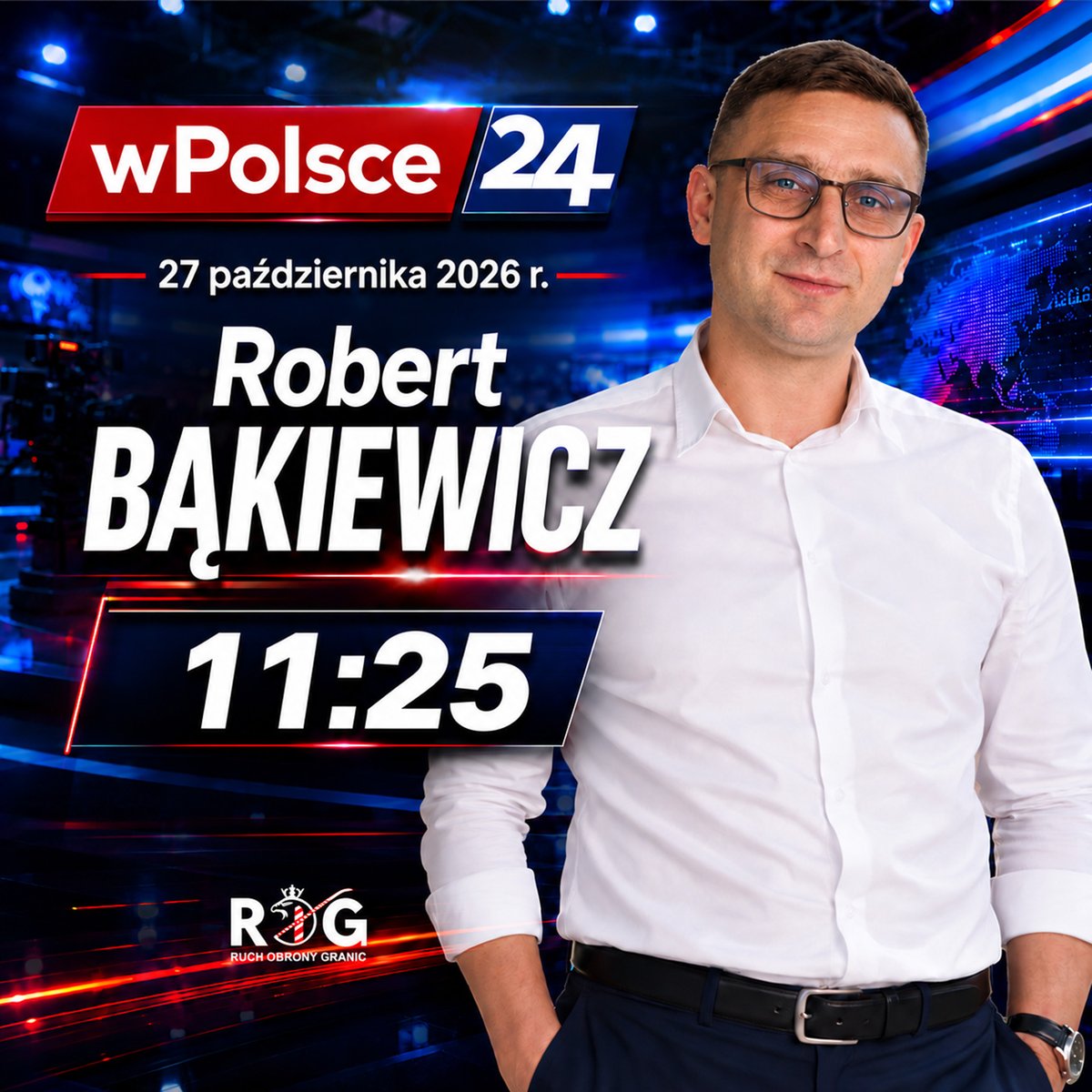 RBakiewicz's tweet photo. 📺 Już dziś o 11:25 zapraszam do @wPolscepl! Widzimy się za niecałą godzinę. https://t.co/IFtLd9PUGQ