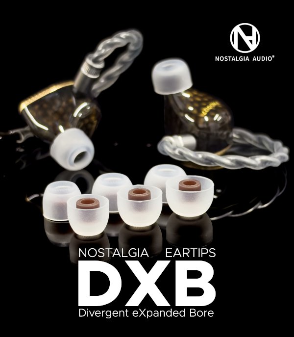 e_earphone's tweet photo. 🎉10/30発売！🎉

Nostalgia Audio DXB Eartips S 3ペア
Nostalgia Audio DXB Eartips M 3ペア
Nostalgia Audio DXB Eartips L 3ペア
e☆イヤホン オンラインストア価格￥4,680- (税込)
https://t.co/YeWI4DIgOh

🖤ホーン形状で音の広がりを引き出すDivergent Horn Outlet
🖤音の流れを整えるHelical Vortex Swirl Vanes
🖤医療グレードシリコンによる快適な装着感

#NostalgiaAudio #eイヤホン