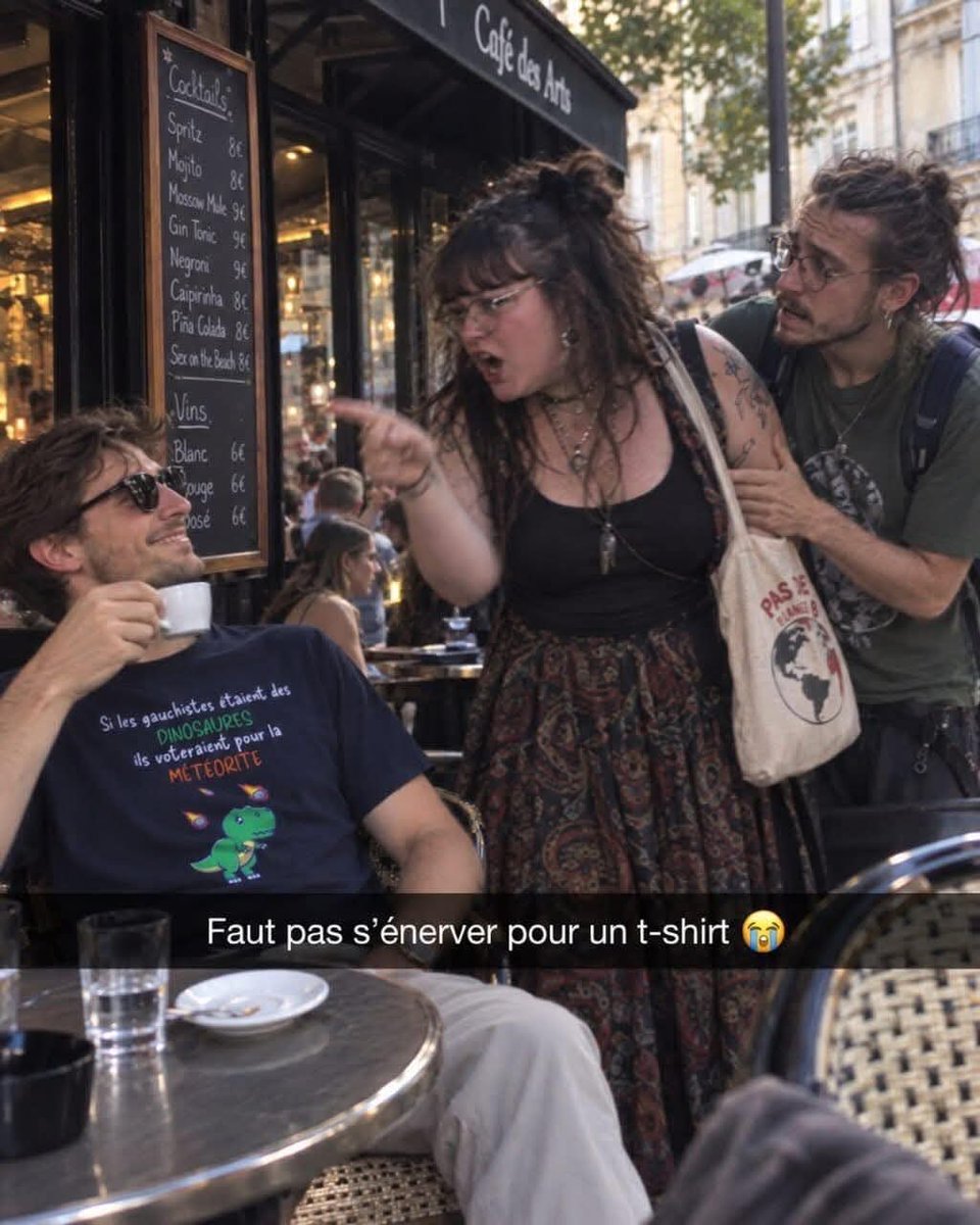 Sarah176Israel's tweet photo. ➡️ faut pas s'énerver pour un tee-shirt 🙃 https://t.co/Vx1E3aUgXR