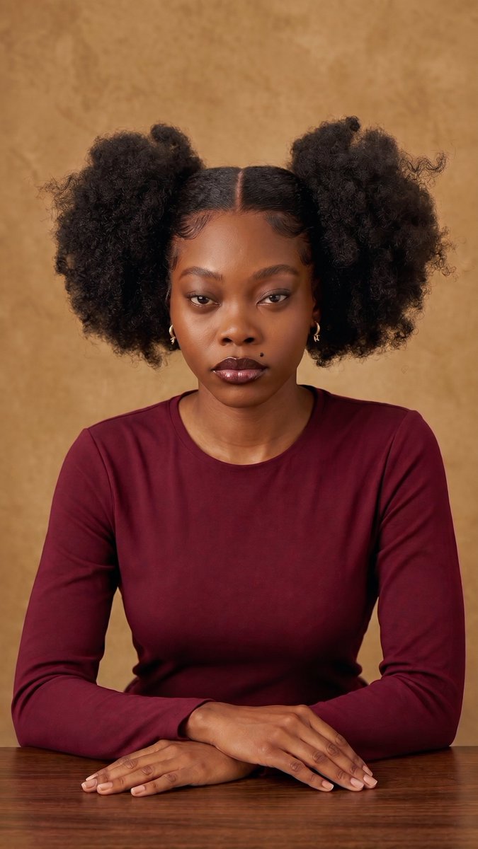 ChiSMMxAI's tweet photo. Good Morning Everyone and meet my new AI twin.

Her name is RENE.

I decided to customize my own AI twin to not look exactly like me, I added the mole, fuller brows and the two side afro puffs. 

This is the start of Rene's Journey.

Welcome her ❤️. https://t.co/BehmO3lmMy