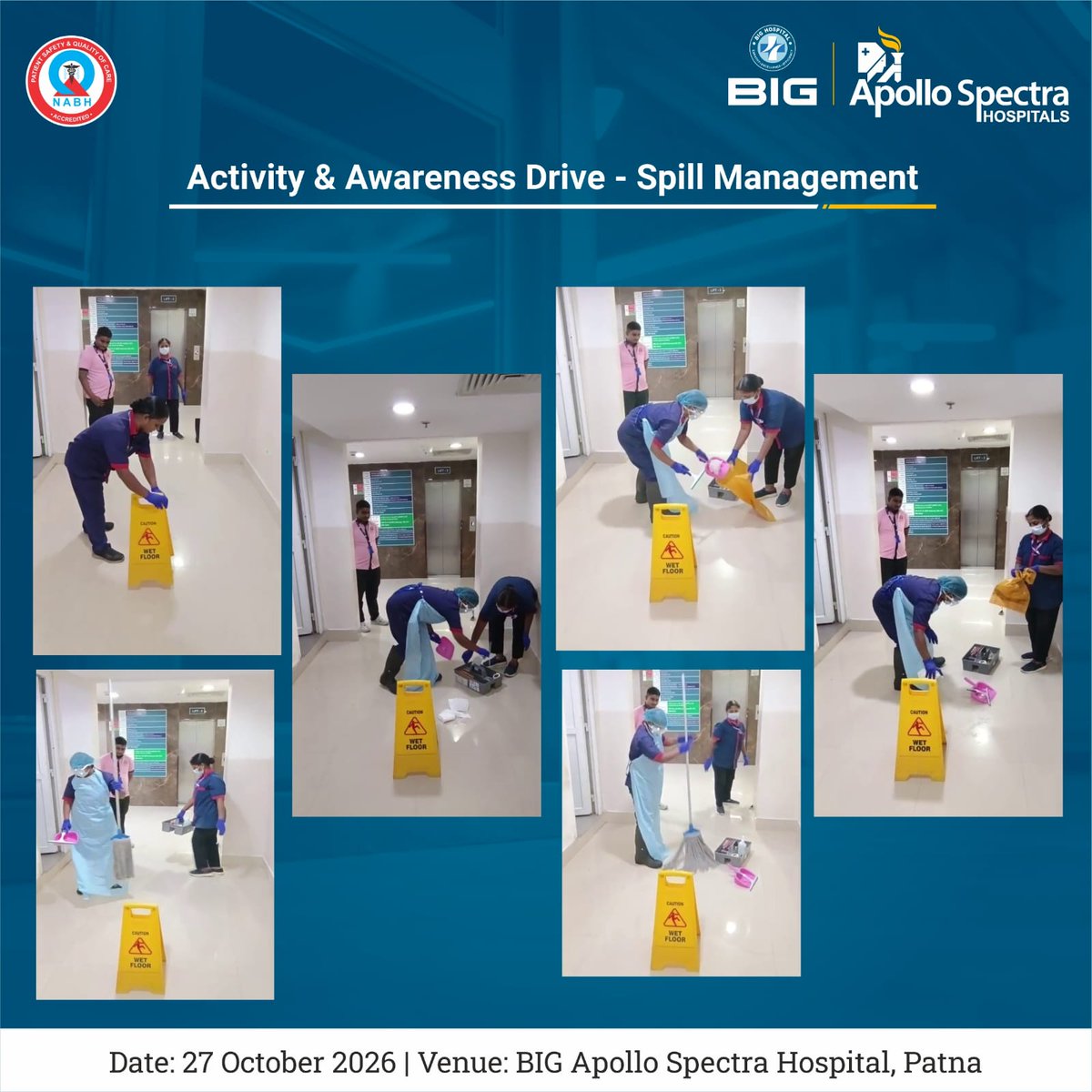 Big__Apollo's tweet photo. Activity & Awareness Drive | Spill Management
#BIGApolloSpectra #SpillManagement #HospitalSafety #InfectionControl #HospitalHygiene #PatientSafety #HealthcareAwareness #Patna https://t.co/XxSWYSVlKw
